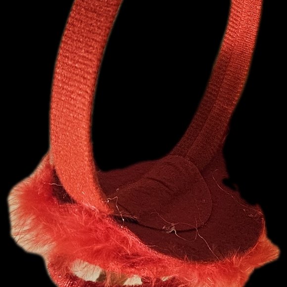 10 Funny Christmas Tree Hair Bands.  Hair Bands red with colored beads. - Picture 5 of 10